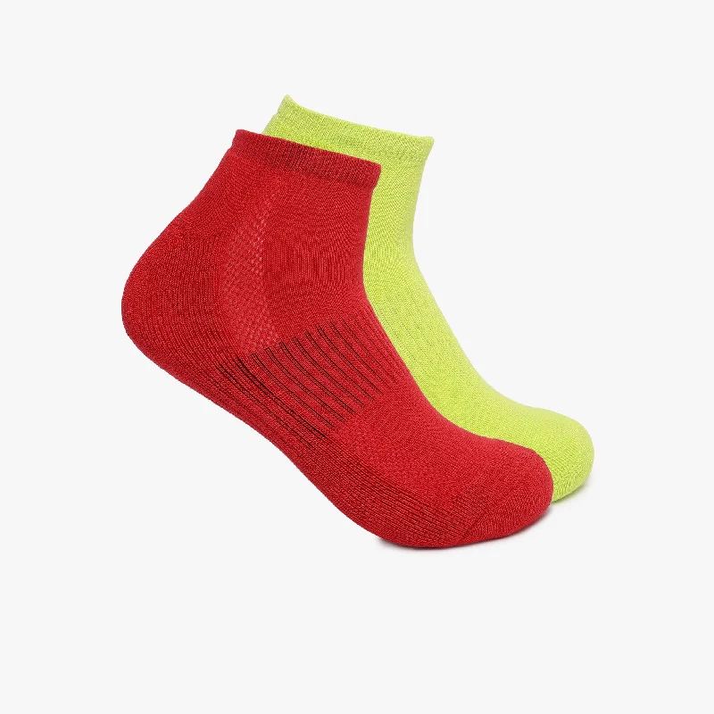 Womens Cotton Ankle Length Socks (Pack of 2)