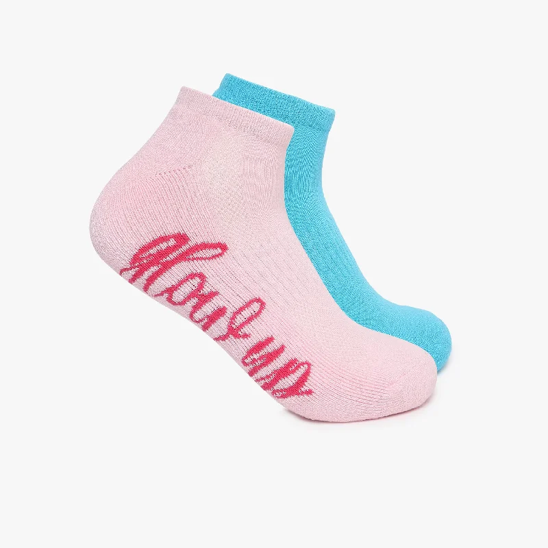 Womens Cotton Ankle Length Socks (Pack of 2)