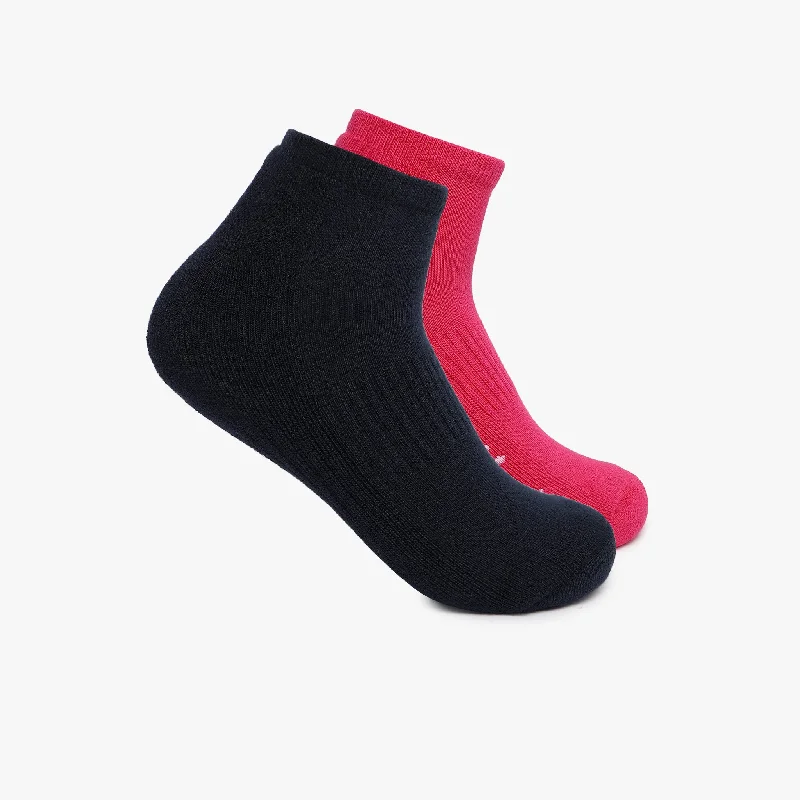 Womens Cotton Ankle Length Socks (Pack of 2)