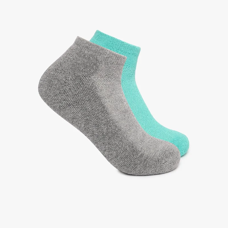 Womens Cotton Ankle Length Socks (Pack of 2)