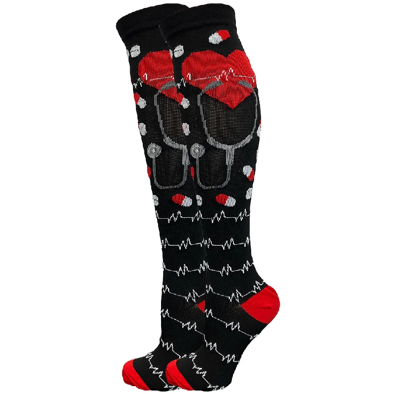 Women's EKG Compression Socks