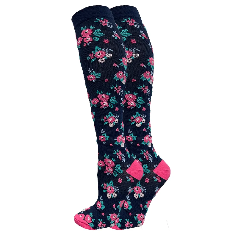 Women's Floral Compression Socks