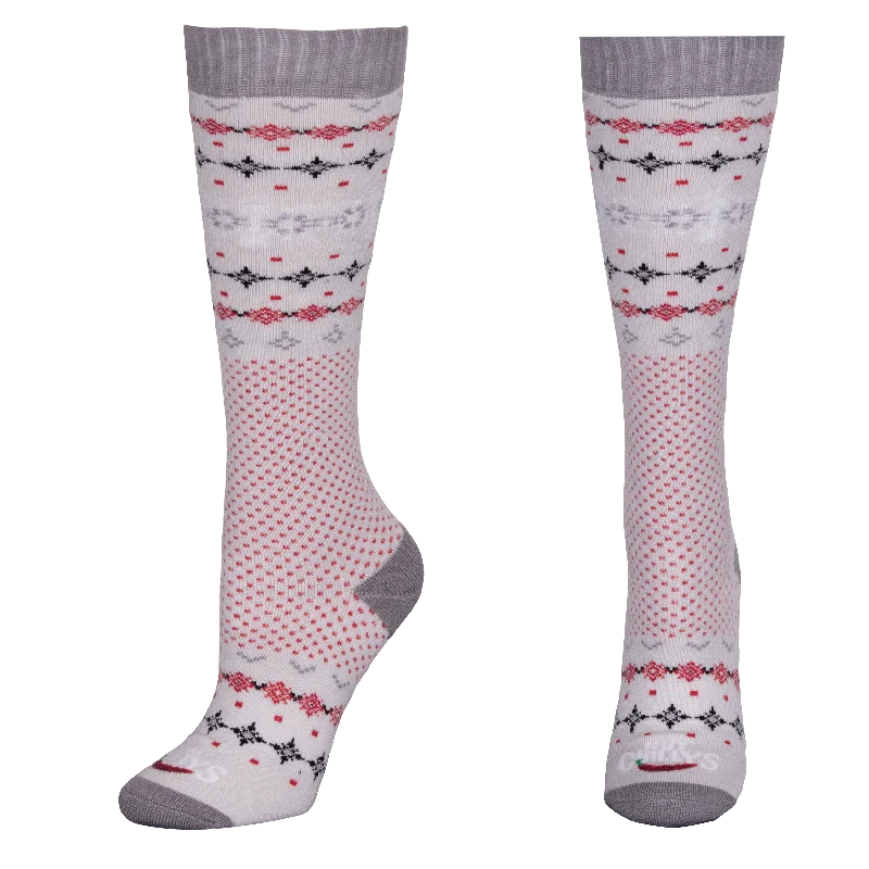 Women's Mid Volume Sock - Nordic Snowflake