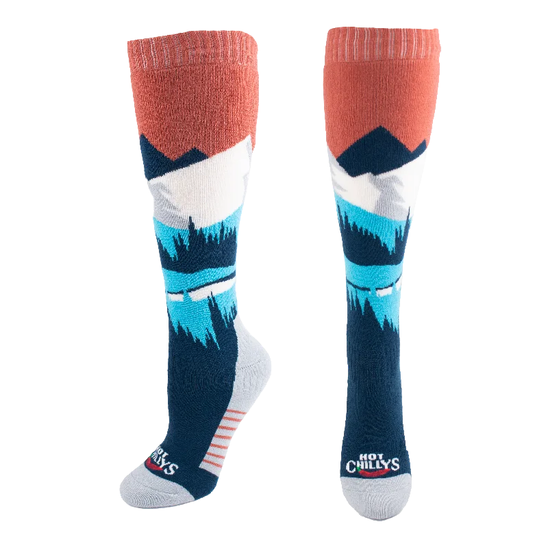 Women's Mid Volume Sock - Mountains