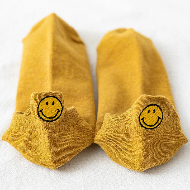 Women's Smiley Ankles - 3 Pairs